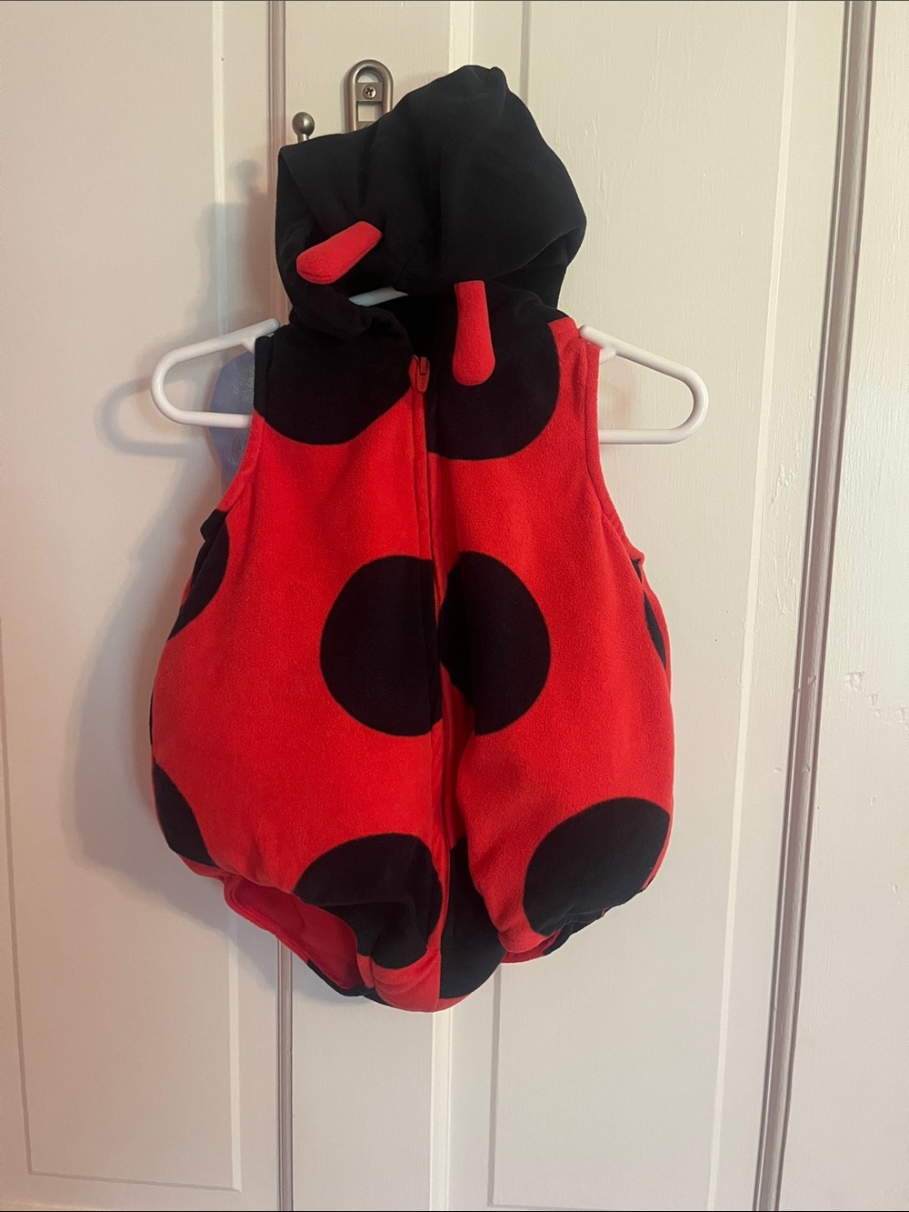Carter's Red and Black Ladybug Hooded Costume Romper